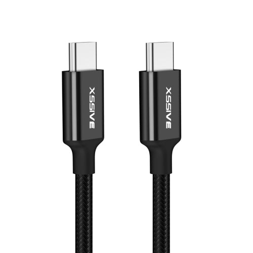 Xssive USB-C Kabel Gevlochten 1 meter - zwart